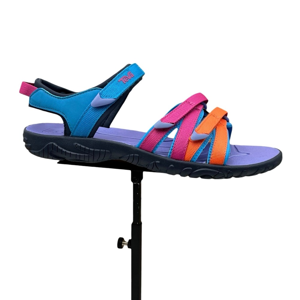 Teva Tirra Youth Big Girls Sport Sandals Size 7 Blue Rose Multi Open Toe Outdoor